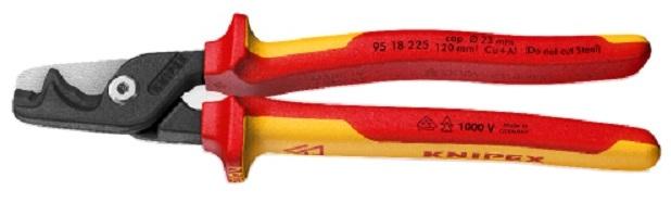 Pince coupe câble stepcut xl - KNIPEX - 95 18 225 - 858692_0