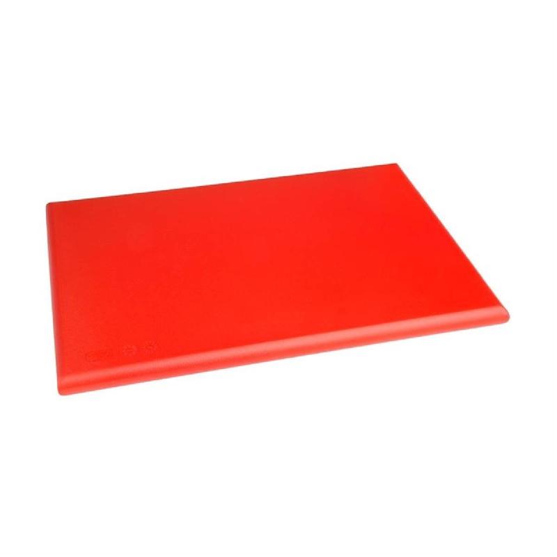 Planche à découper épaisse haute densité Hygiplas - Rouge_0