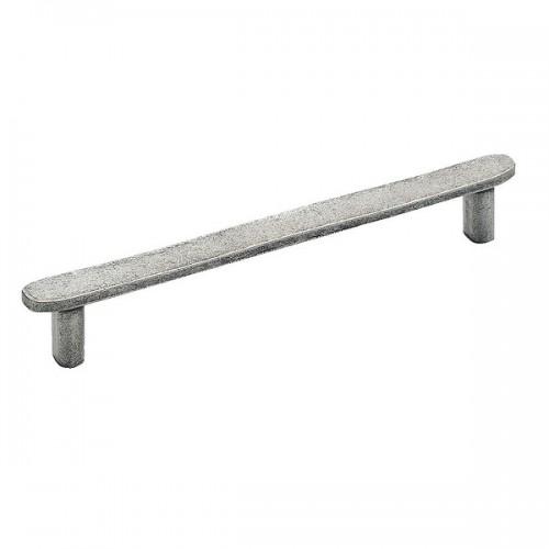 POIGNÉE DE MEUBLE STONE EN ZAMAK - LONGUEUR 190 MM - VIEUX FER METAKOR