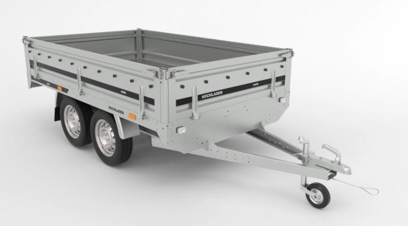 Remorque - roues dessous - 2,54 x 1,53 m - 750 kg - MARTZ HOCHLADER 250/2_0