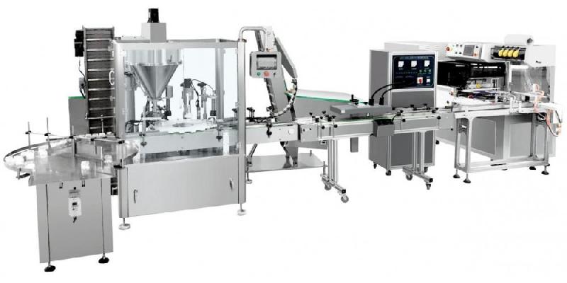 Remplisseuse-boucheuse pour poudre - Zhonghuan Packaging Machinery Co., Ltd - Ligne de remplissage et capsulage avec contrôle par écran tactile_0