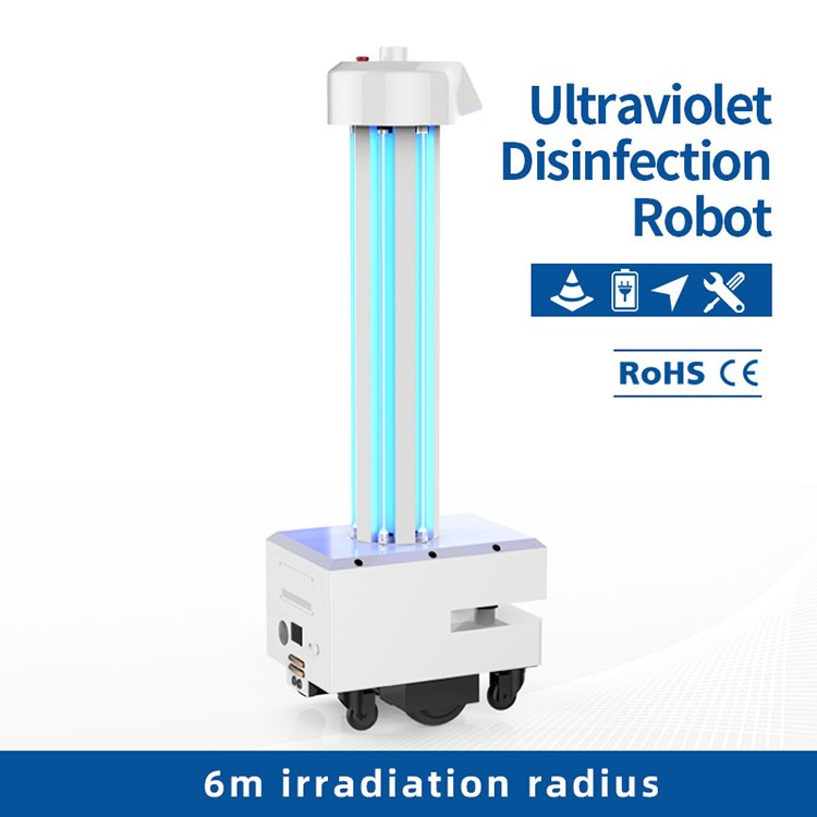 Robot de désinfection aux ultraviolets - Sword 3 - Stérilisation UVC 180W - Taux de stérilisation 99,9999% - 24h de fonctionnement_0