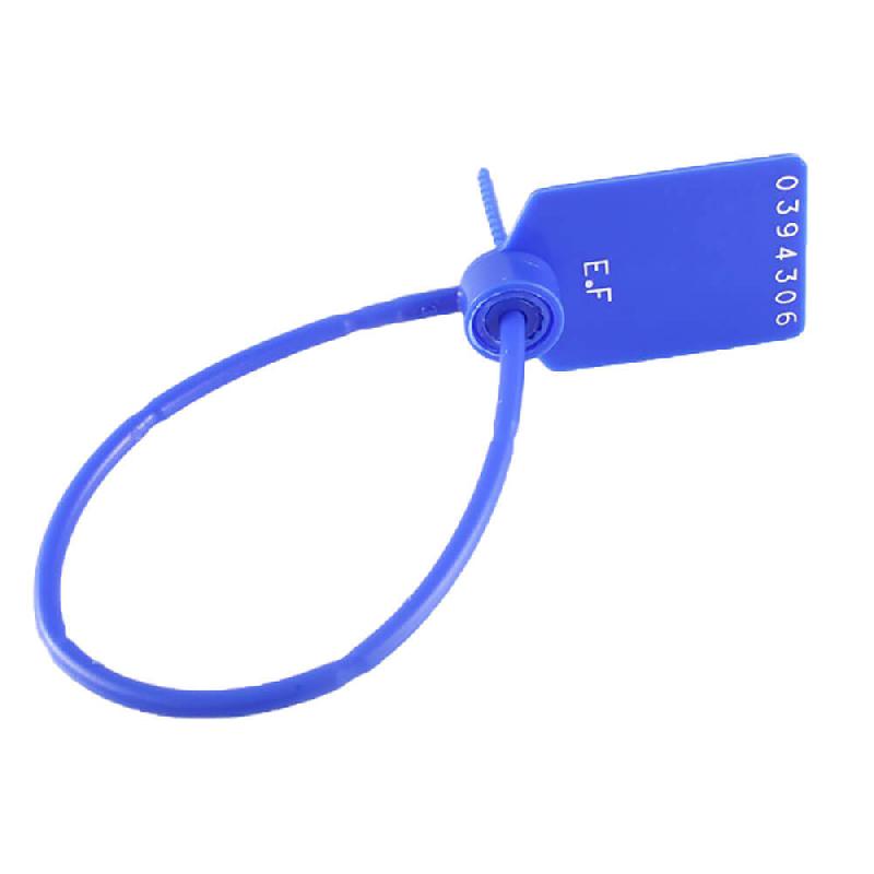 Scellé à tige lisse - PP - Longueur 200 mm - Tige Ø3.5 mm - Platine 42x32 mm - Bleu_0