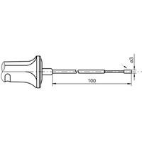 Sonde de température CTN à poignée - mesure de surface et immersion - Réf : FNA124L0100H_0