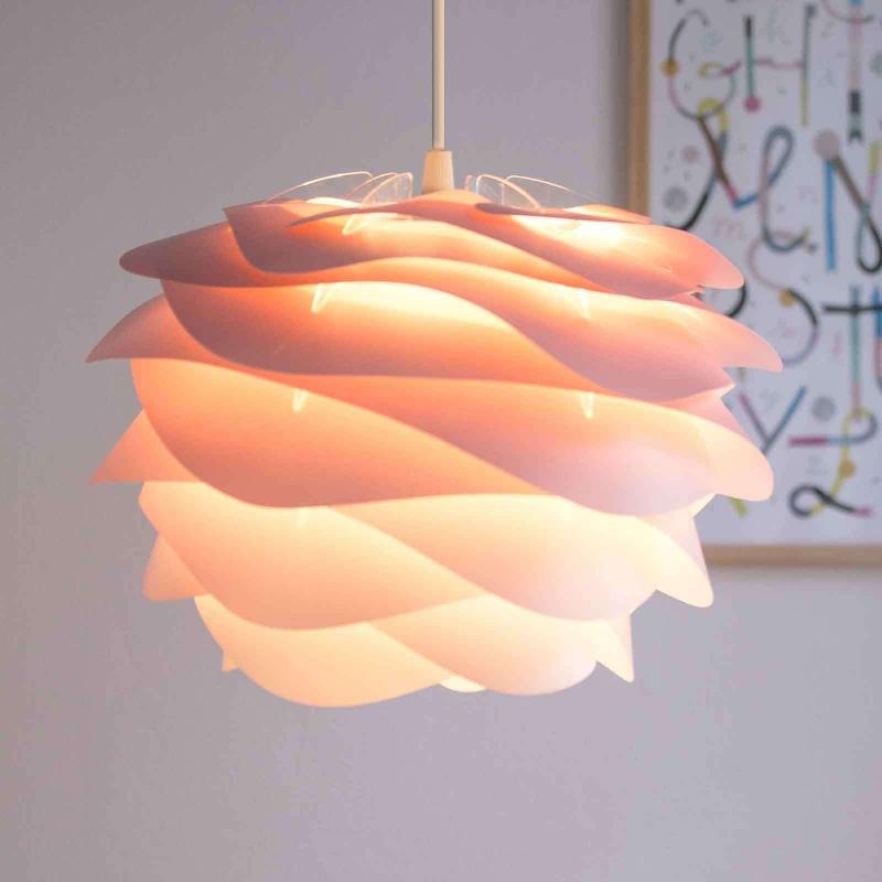 UMAGE CARMINA MINI SUSPENSION ROSE/CÂBLE BLANC
