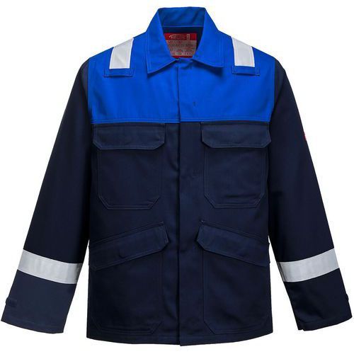 VESTE BIZFLAME PLUS POUR SOUDEUR FR55 - BLEU - XL - PORTWEST