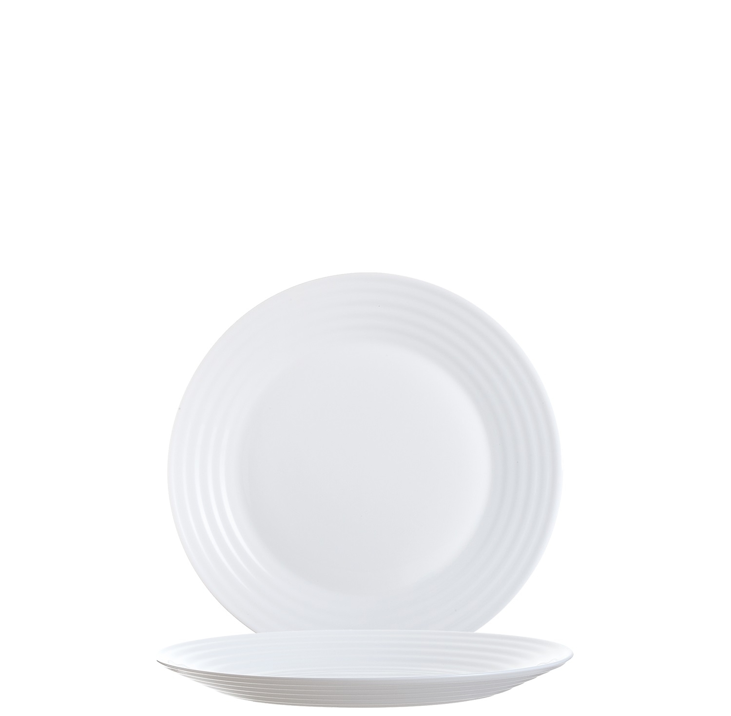 ARCOROC STAIRO UNI ASSIETTE À DESSERT BLANCHE PLATE 19 CM