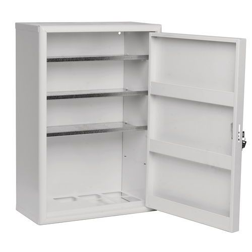 ARMOIRE À PHARMACIE 1 PORTE GRAND MODÈLE 580X400X200MM - CONTACT SECURITE