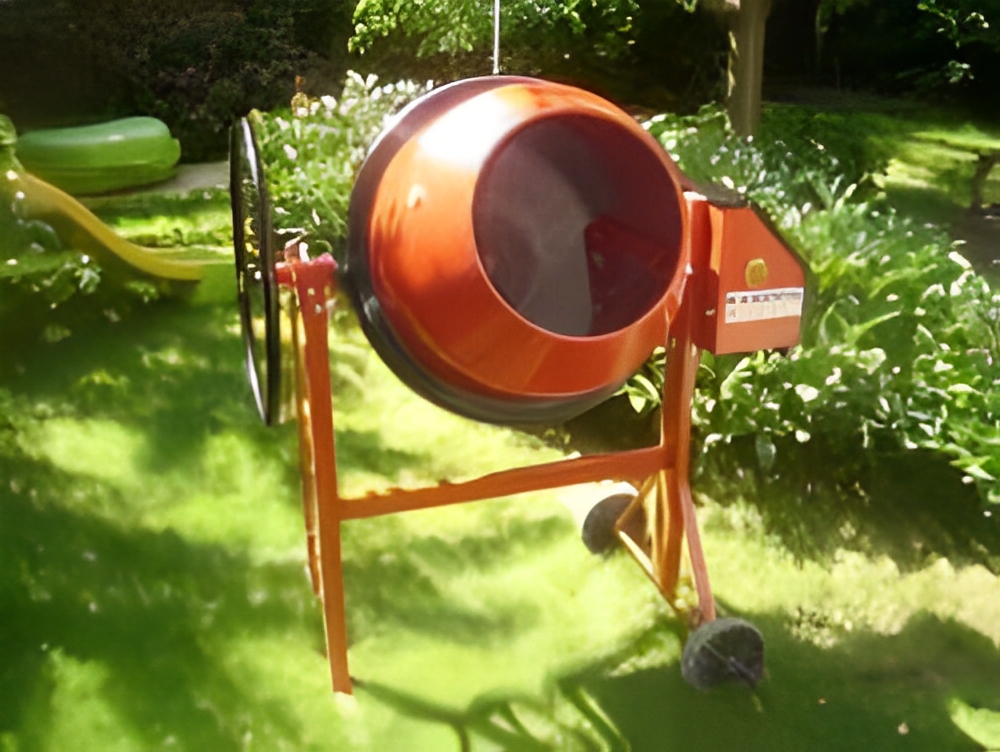 Bétonnière électrique Altrad B160P - Cuve 150L - Malaxage 130L_0