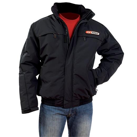 Blouson KS TOOLS type bomber aviateur noir - tailles M, L, XL, XXL - réf. 11581965_0