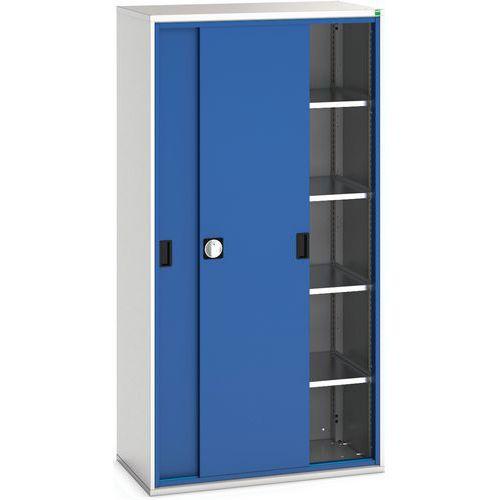 BOTT 1 ARMOIRE VERSO PORTES COULISSANTES AVEC 4 TABLETTES 1050X550X2000_BOTT