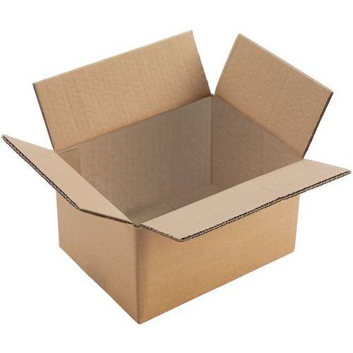 CAISSE CARTON DOUBLE CANNELURE - 300X200X170 - MANUTAN