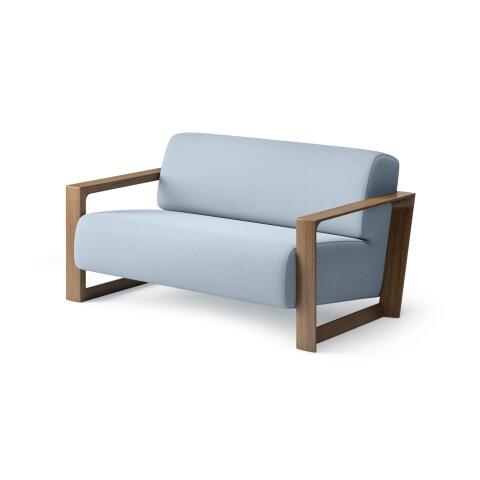 CANAPÉ NORDICO - 2 PLACES - GRIS BLEU