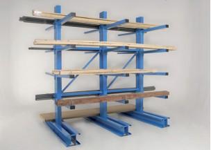 Cantilever léger - stockage charges longues - simple ou double face avec butées amovibles_0