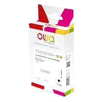 CARTOUCHE D'ENCRE REMANUFACTURÉE OWA - STANDARD - NOIR - POUR EPSON T1281