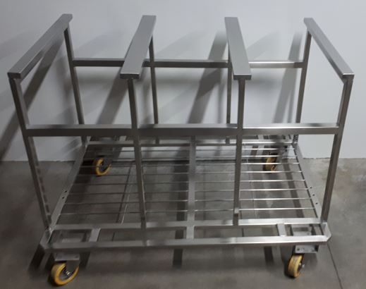 Chariot autoclave sur mesure en acier inoxydable pour laboratoire - dimensions personnalisables et finition de haute qualité_0