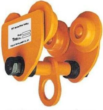 Chariot porte-palan - Force max 5 tonnes - Réglable pour fer en H de 140 à 180 mm_0