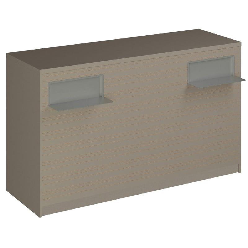 Comptoir Vertigo H T04 dble nat. L170cm - 3 tab.Coulis. 6tab.Amovib - taupe_0