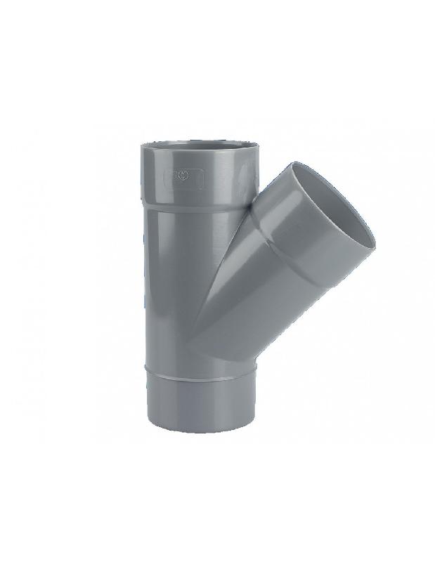 CULOTTE PVC MÂLE-FEMELLE 45° D50 - WAVIN - 3026018