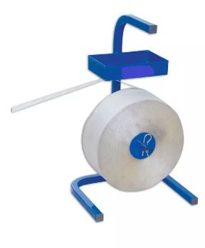 Dévidoir en acier portable - modèle D10 avec bac de rangement_0