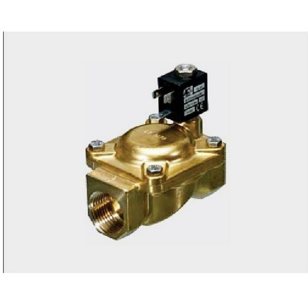 Électrovanne tous fluides - Série 107 - Corps laiton - G1/4'' à G3'' - Pression jusqu'à 15 bar_0