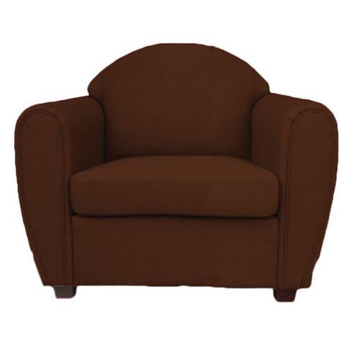FAUTEUIL WEST ENDUIT PVC BRUN - MMP