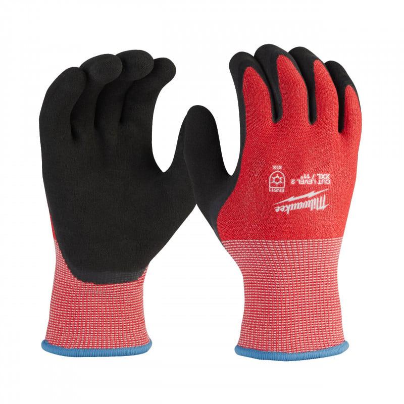 Gants hiver anti-coupure 2/b - double enduction latex - MILWAUKEE | 4932480601_0