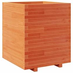 Helloshop26 - Jardinière bac lit surélevé plantes fleurs terrasse jardin cire 60 x 60 x 72,5 cm bois de pin massif marron 02_0038478 - 3000217690565_0