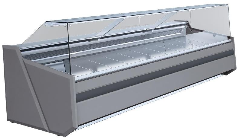 KBS Gastrotechnik KBS Comptoir pour produits frais 1330x1180x1220 mm avec structure en verre et vitres coulissantes arrière - 4059395004212_0