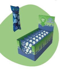 Kit intérieur étuis sachets PEHD - Présentoir de 25 sachets canins à bretelles pour manifestations publiques_0