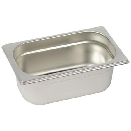 Lot de 10 Bacs Gastro Inox AISI 304 GN 1/4 Plein H. 100 mm - Gastroland - 3701666009778_0