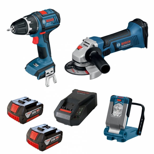 LOT DE 3 MACHINES SANS FIL 18V  BOSCH