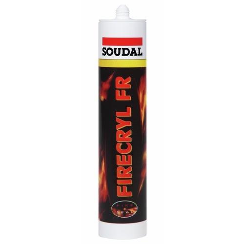 MASTIC ACRYLIQUE - COUPE-FEU - CARTOUCHE - FIRECRYL SOUDAL