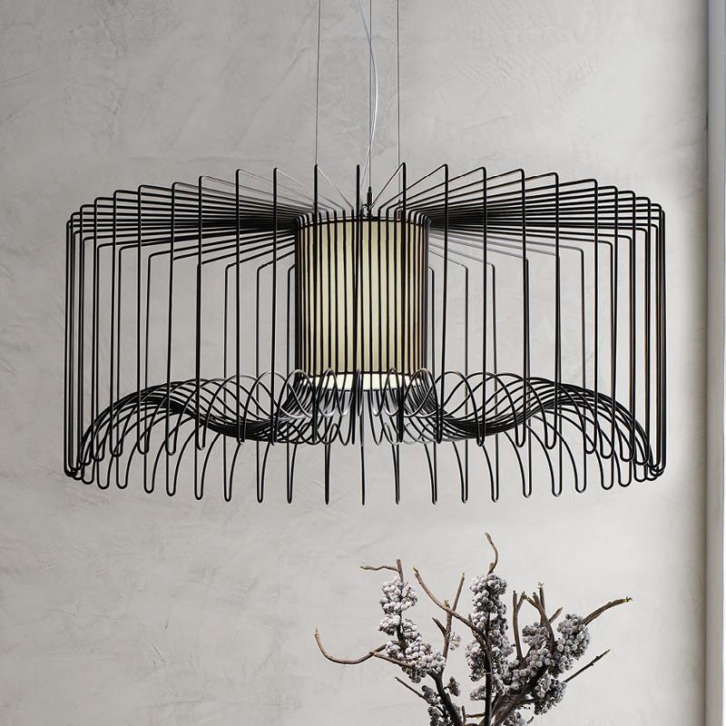 MODO LUCE ICARO SUSPENSION Ø 75 CM NOIRE