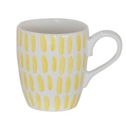 Mug 33 cl Santiago jaune x6 -  Rond Faïence Table Passion 12.7x cm - jaune faïence 3106232330681_0