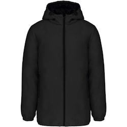 Parka a capuche recyclée imperméable  noir T.4XL Kariban - noir polyester 3663938223964_0