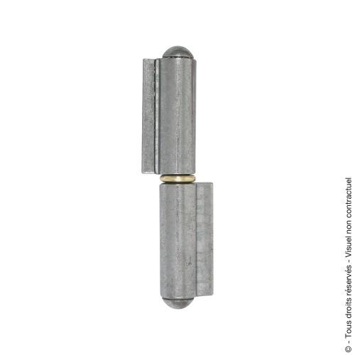PAUMELLE DE GRILLE À SOUDER - NŒUDS RONDS - À LAMES COURTES - 120 MM CLEMENSON