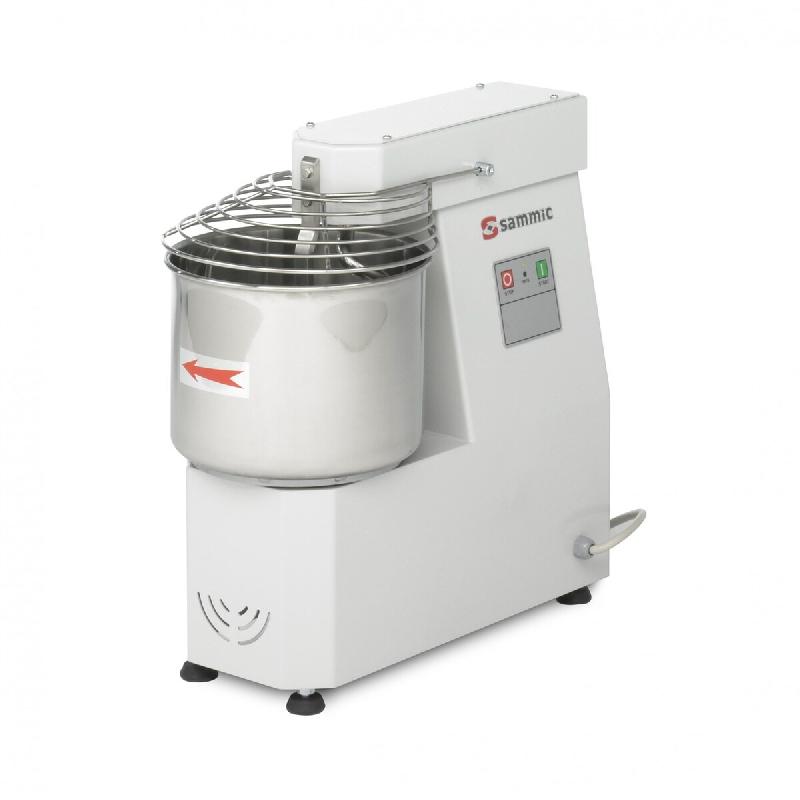Pétrin à spirale DM-10 avec cuve de 10 litres et capacité de 5 kg de farine, triphasé 230-400V pour pâtes souples | Sammic - inox 5501100_0