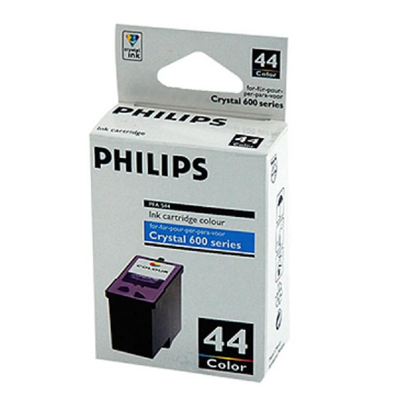 PHILIPS CARTOUCHE D'ENCRE 44 (PFA-544) - COULEUR: TRICOLORE