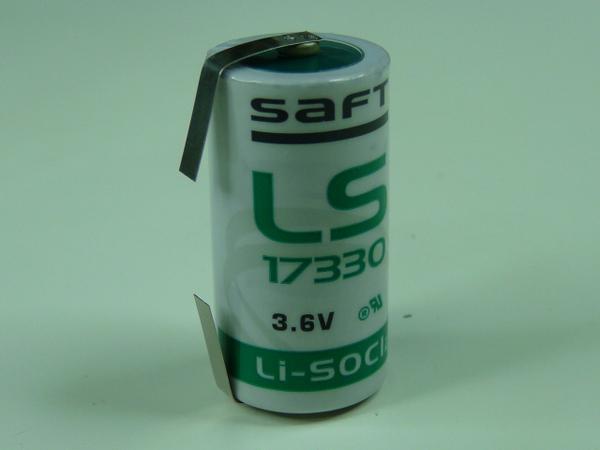 Pile lithium LS17330-CNR 2/3A 3.6V 2.1Ah T2 - Marque Saft - Quantité 1_0