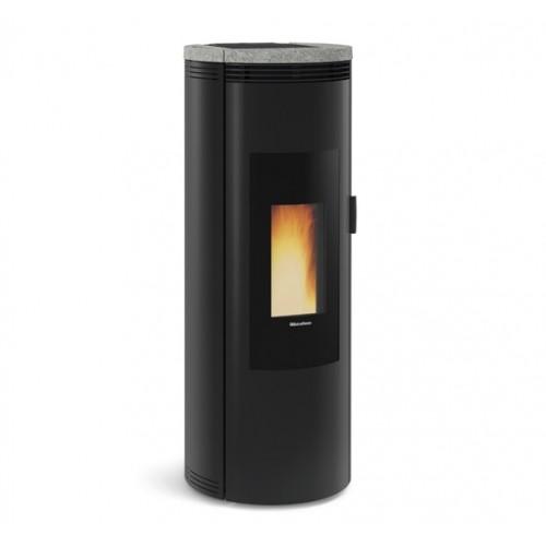 POÊLE À GRANULÉS VENTILÉ ET ÉTANCHE - 8 KW - RÉSERVOIR 15 KG - PIERRE NATURELLE - AMIKA EXTRAFLAME