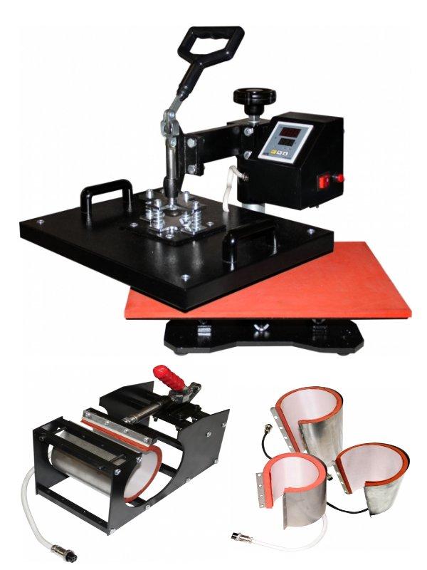 Presse multifonctions AC-3829ML - Impression sur textiles, mugs, assiettes et autres supports - 38x30 cm_0