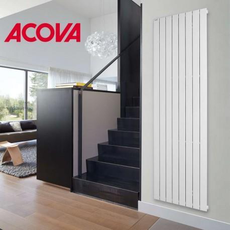 RADIATEUR ÉLECTRIQUE ACOVA - FASSANE PREMIUM VERTICAL 1250W (HAUTEUR 220) - INERTIE FLUIDE - THXP125-220GF