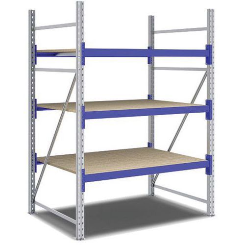 KIT RAYONNAGE DÉPART 2000X1350X1100 MM 3 NIVEAUX 1200 KG - BITO