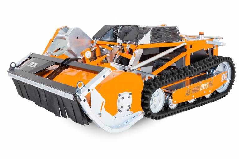 Robot debroussailleur à chenilles - Pour broyeurs à fléaux - AS 1000 Ovis RC - radiocommandée - Du PRO pour les PRO - 419 kg - hauteur totale 69 cm_0