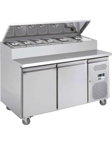 Saladette réfrigérée 2 portes positive  Référence: AAS28PP_0