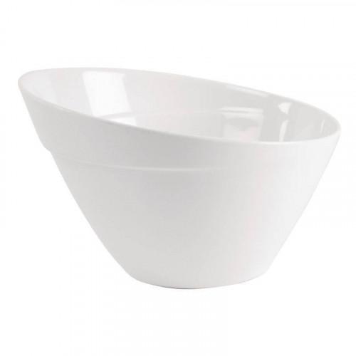 SALADIER INCLINÉ EMPILABLE ANTI-DÉRAPANT BLANC APS - 5 L
