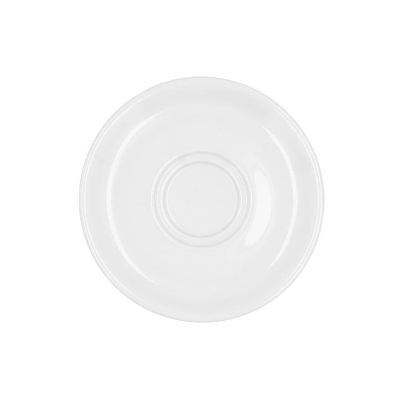 Service à café Bidasoa Glacial, 6 assiettes en porcelaine, 10-18 cl, 14 cm - blanc porcelaine 5430018_0