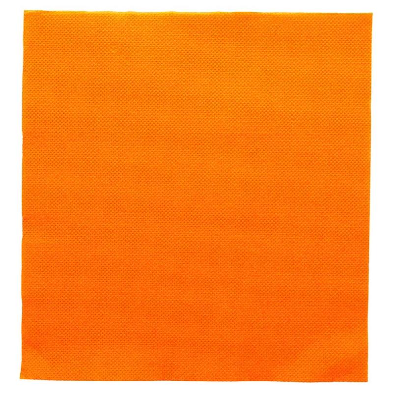 Serviette en ouate gaufré 2 plisclémentine 39x39cm - par 1200_0