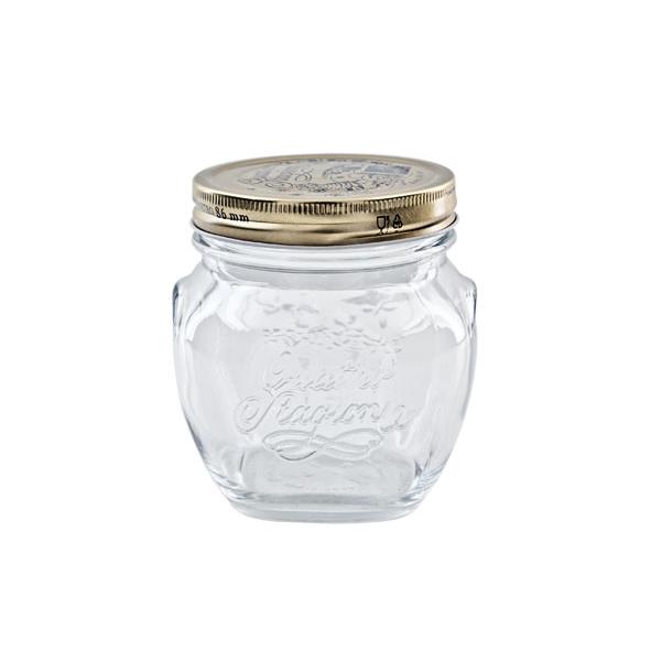 SET DE 12 BOCAUX / POTS À CONFITURE CONSERVE 50 CL EN VERRE AVEC COUVERCLES 86MM - BORMIOLI ROCCO - QUATTRO STAGIONI